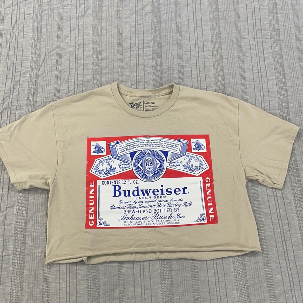 Budweiser Crop Top